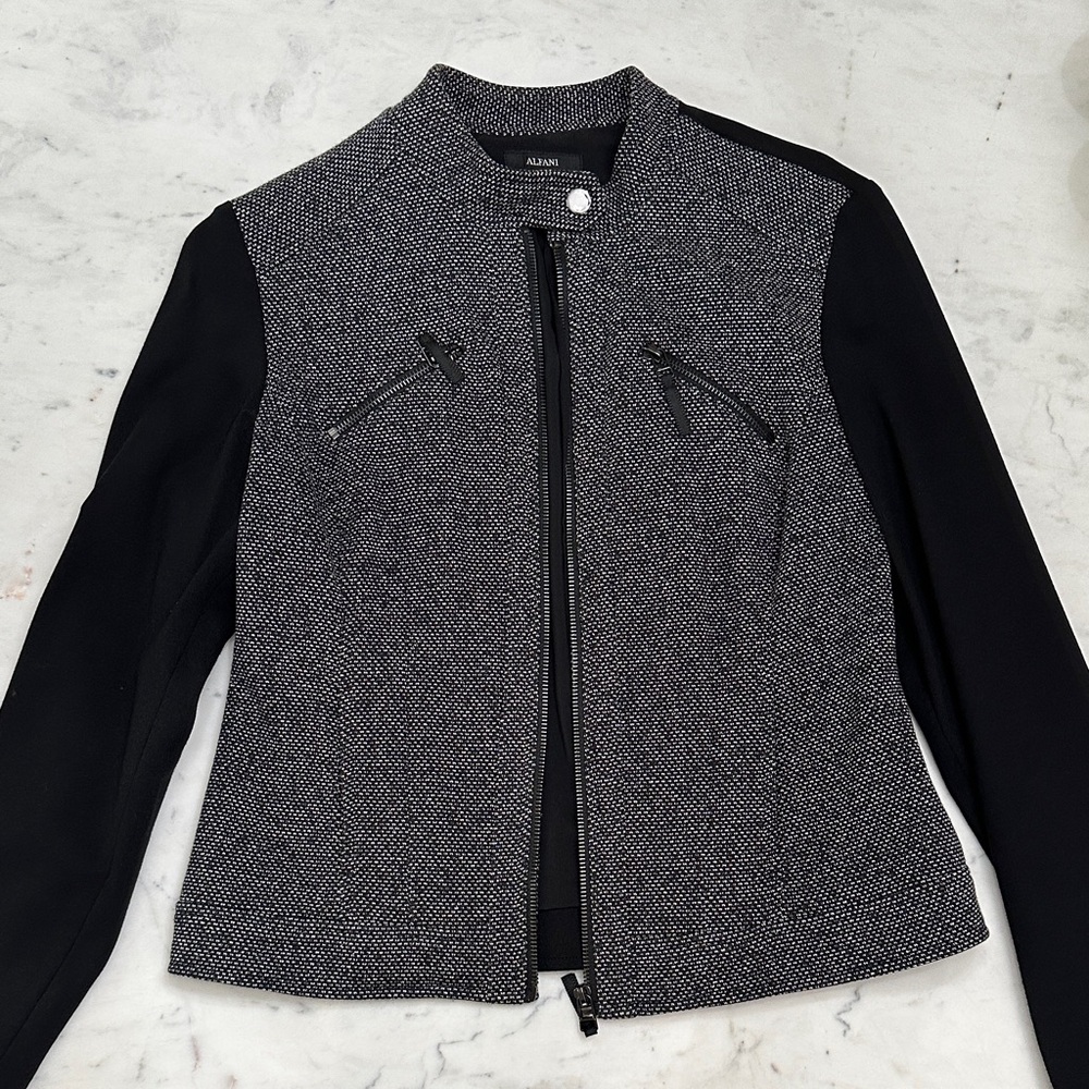 Black and Gray Women's Blazer